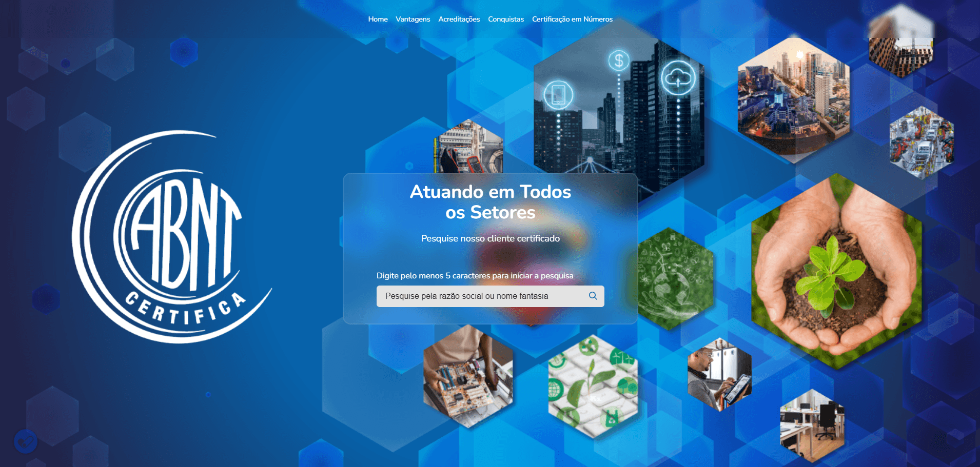 Preview do projeto ABNT Certifica